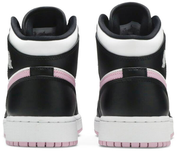 Jordan 1 Mid White Black Light Arctic Pink (GS) 555112-103 - Nicesk photo 4