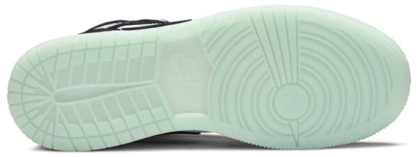 Jordan 1 Mid White Black Teal Tint (GS) BQ6931-103 - Nicesk photo 5