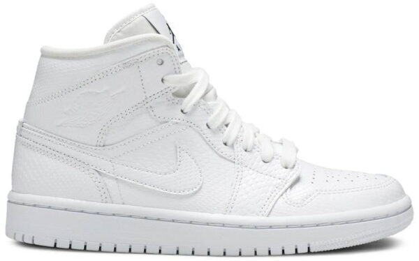 Jordan 1 Mid White Snakeskin (Women's) BQ6472-110 - Nicesk photo 1