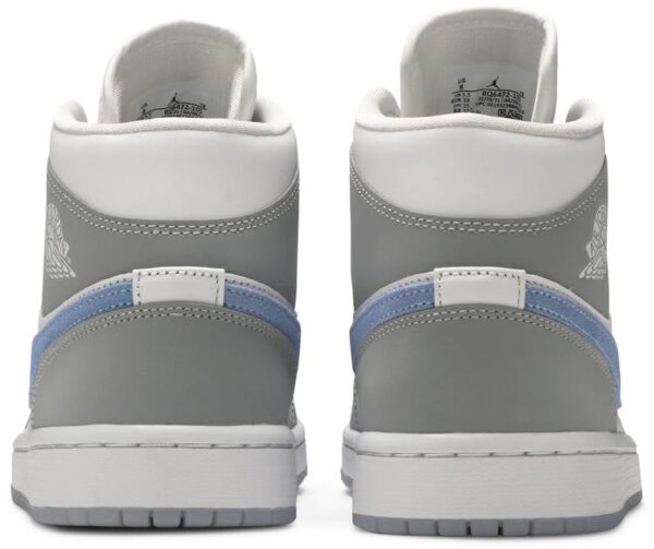 Jordan 1 Mid Wolf Grey Aluminum (Women's) BQ6472-105 - Nicesk photo 4