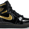 Jordan 1 Retro High Black Metallic Gold (2020) (GS) 575441-032 - Nicesk photo 1
