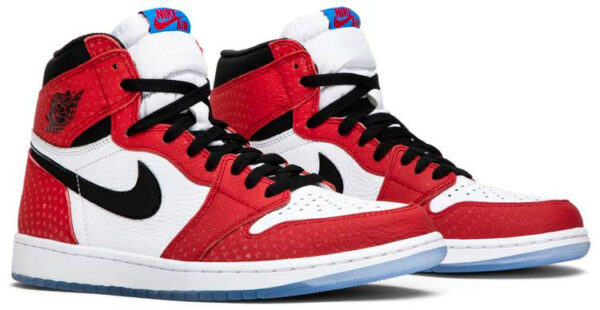 Jordan 1 Retro High Spider-Man Origin Story 555088-602 - Nicesk photo 3