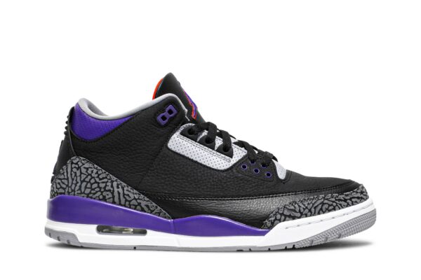 Jordan 3 Retro Black Court Purple CT8532-050 - Nicesk photo 1