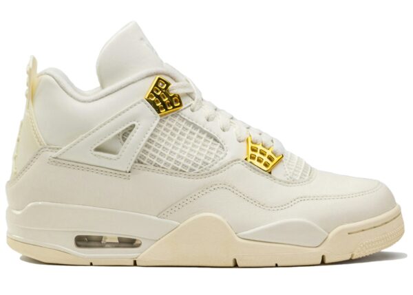 Jordan 4 Retro Metallic Gold (Women's) AQ9129-170 - Nicesk photo 1