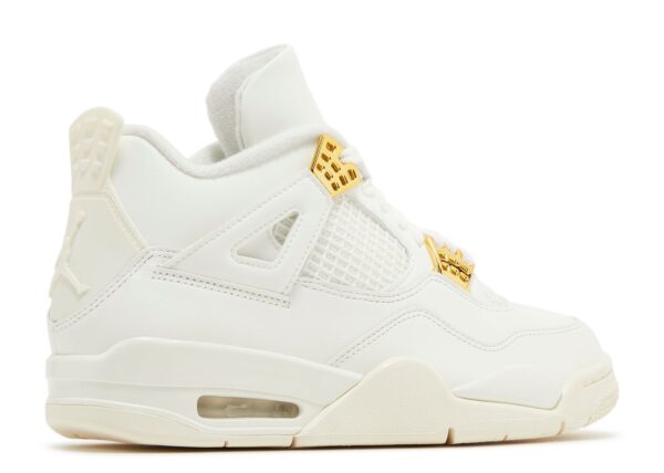 Jordan 4 Retro Metallic Gold (Women's) AQ9129-170 - Nicesk photo 4