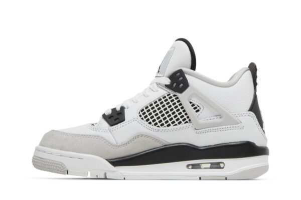 Jordan 4 Retro Military Black (GS) 408452-111 - Nicesk photo 3