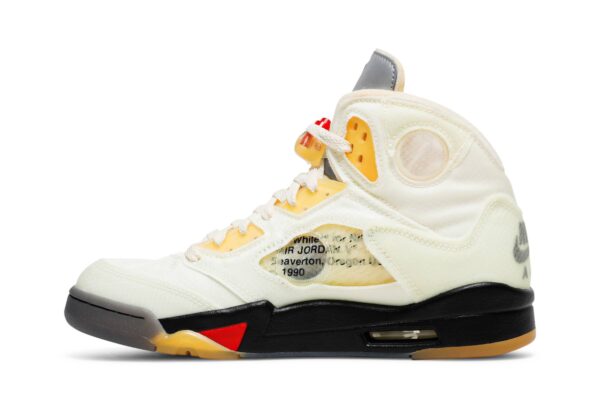 Jordan 5 Retro Off-White Sail DH8565-100 - Nicesk photo 3