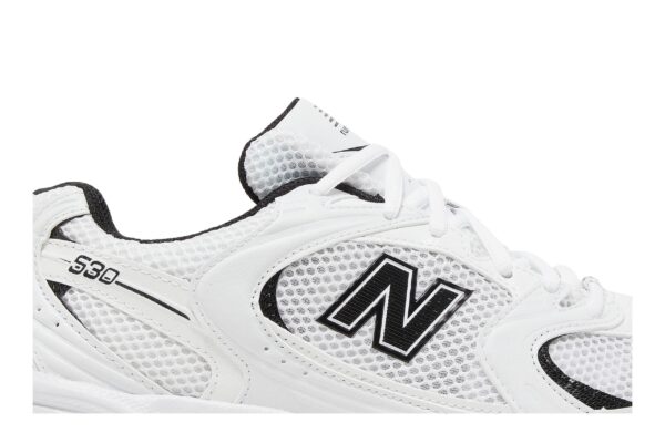 New Balance 530 White Black Details MR530EWB - Nicesk photo 2
