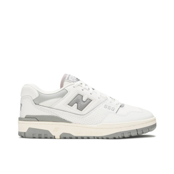 New Balance 550 Aime Leon Dore White Grey BB550ALE - Nicesk photo 1