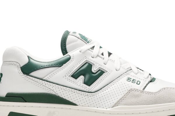 New Balance 550 White Green BB550WT1 - Nicesk photo 2