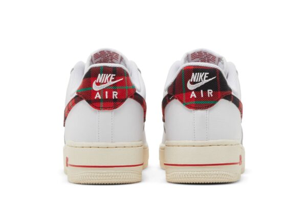 Nike Air Force 1 Low '07 LV8 Tartan Plaid White University Red DV0789-100 - Nicesk photo 6