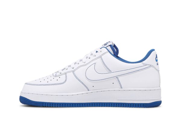 Nike Air Force 1 Low '07 White Game Royal CV1724-101 - Nicesk photo 3