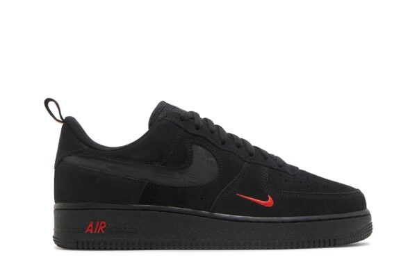 Nike Air Force 1 Low Multi-Swoosh Black Crimson DZ4514-001 - Nicesk photo 1