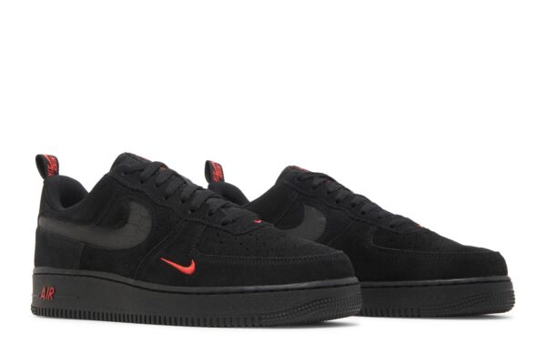 Nike Air Force 1 Low Multi-Swoosh Black Crimson DZ4514-001 - Nicesk photo 8