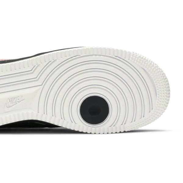 Nike Air Force 1 Low Schematic Black White Bright Crimson CU6646-001 - Nicesk photo 5