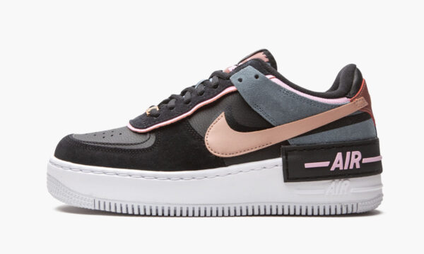 Nike Air Force 1 Low Shadow Black Light Arctic Pink Claystone Red (Women's) CU5315-001 - Nicesk photo 3
