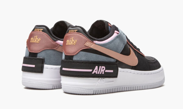 Nike Air Force 1 Low Shadow Black Light Arctic Pink Claystone Red (Women's) CU5315-001 - Nicesk photo 5