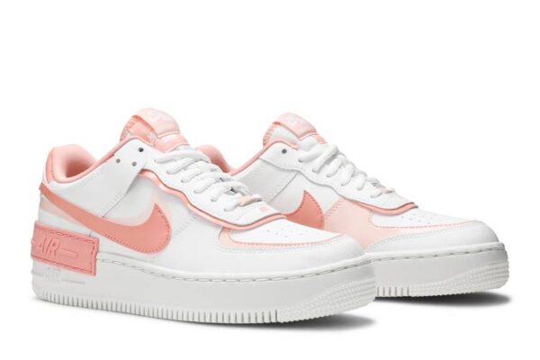 Nike Air Force 1 Low Shadow White Coral Pink (Women's) CJ1641-101 - Nicesk photo 8