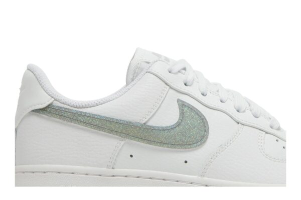 Nike Air Force 1 Low White Gold Glitter Swoosh (Women's) DH4407-101 - Nicesk photo 2