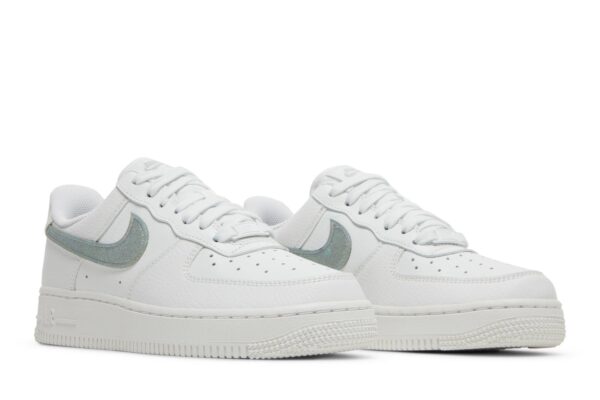 Nike Air Force 1 Low White Gold Glitter Swoosh (Women's) DH4407-101 - Nicesk photo 8