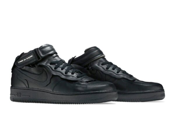 Nike Air Force 1 Mid Comme des Garcons Black DC3601-001 - Nicesk photo 8