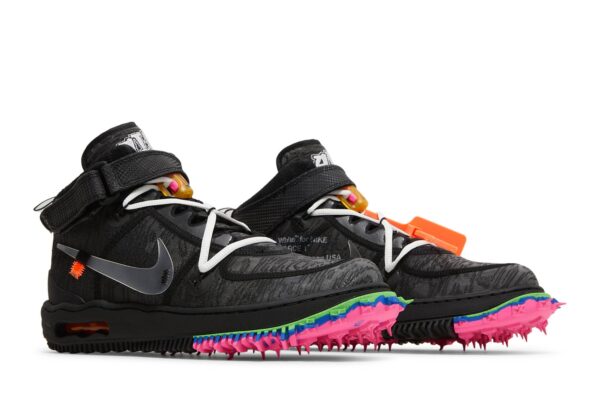 Nike Air Force 1 Mid Off-White Black DO6290-001 - Nicesk photo 8