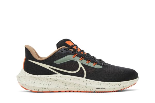 Nike Air Zoom Pegasus 39 Black Green Safety Orange DX6039-071 - Nicesk photo 1