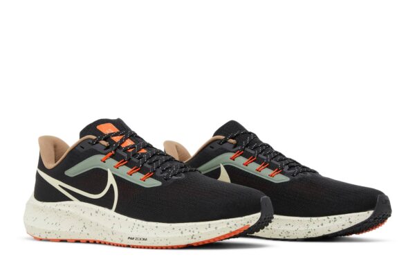 Nike Air Zoom Pegasus 39 Black Green Safety Orange DX6039-071 - Nicesk photo 8