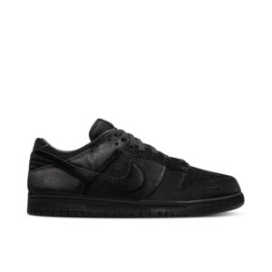 Nike Dunk Low Dover Street Market Triple Black Velvet DH2686-002 - Nicesk photo 1