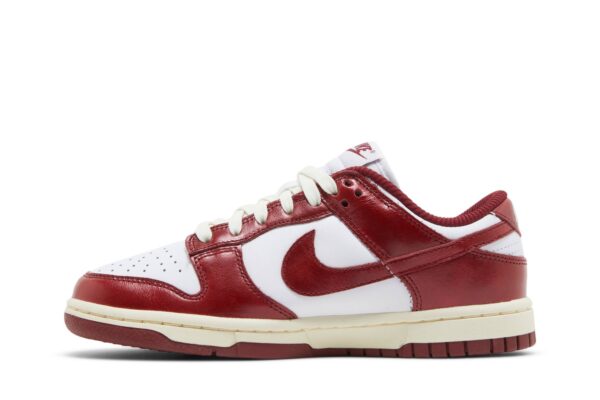 Nike Dunk Low PRM Vintage Team Red (Women's) FJ4555-100 - Nicesk photo 3