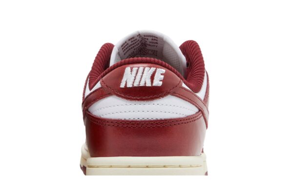 Nike Dunk Low PRM Vintage Team Red (Women's) FJ4555-100 - Nicesk photo 7