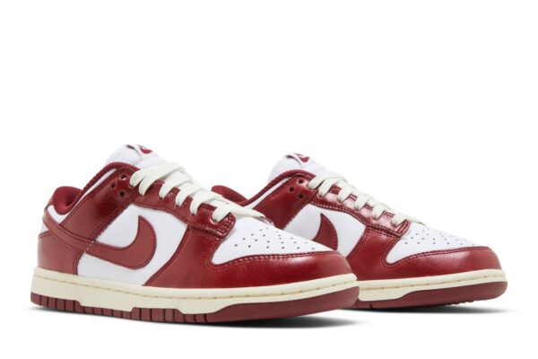 Nike Dunk Low PRM Vintage Team Red (Women's) FJ4555-100 - Nicesk photo 8