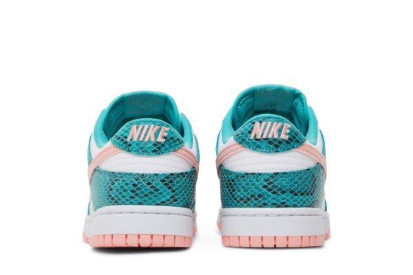 Nike Dunk Low Snakeskin Washed Teal Bleached Coral DR8577-300 - Nicesk photo 6