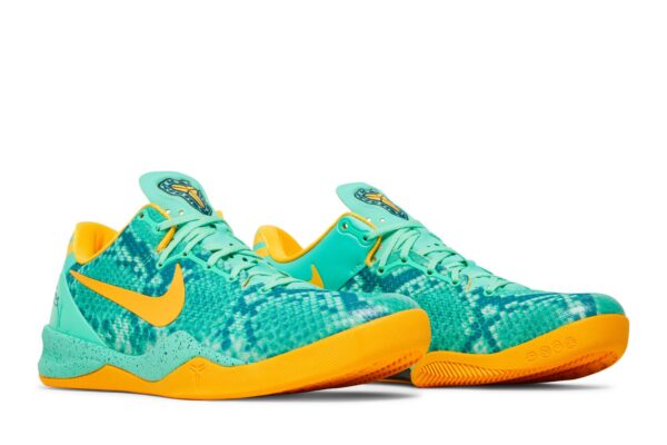 Nike Kobe 8 System Green Glow Laser Orange 555035-304 - Nicesk photo 8