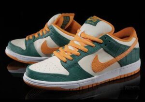 Nike SB Dunk Low Legion Pine Kumquat 304292-383 - Nicesk photo 2