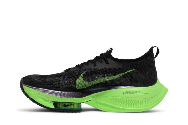 Nike Air Zoom Alphafly Next% Black Electric Green CI9925-400 - Nicesk photo 3