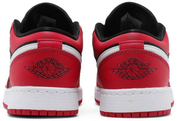 Jordan 1 Low Black Very Berry (GS) 553560-061 - Nicesk photo 4