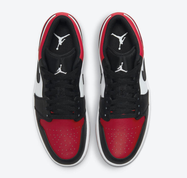Jordan 1 Low Bred Toe 5553558-612 - Nicesk photo 5