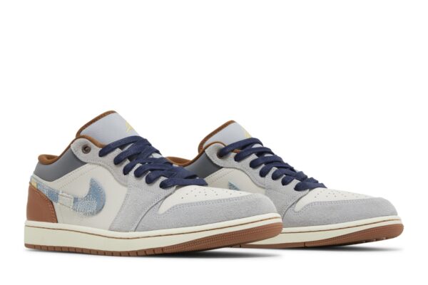 Jordan 1 Low SE Phantom Repaired Denim Swoosh FZ5042-041 - Nicesk photo 8