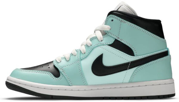 Jordan 1 Mid Aqua Blue Tint (Women's) BQ6472-300 - Nicesk photo 3