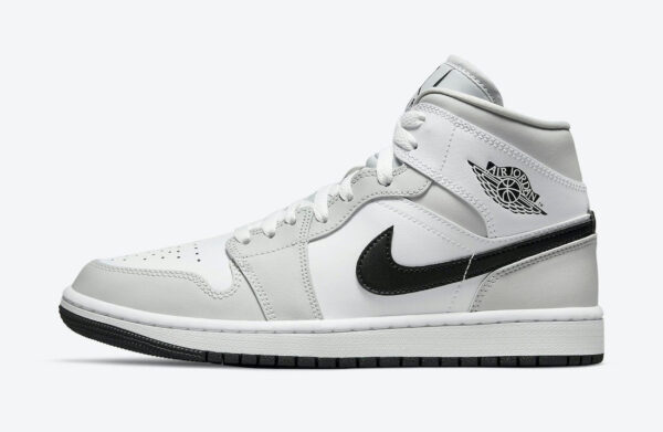 Jordan 1 Mid Light Smoke Grey (Women's) BQ6472-015 - Nicesk photo 2