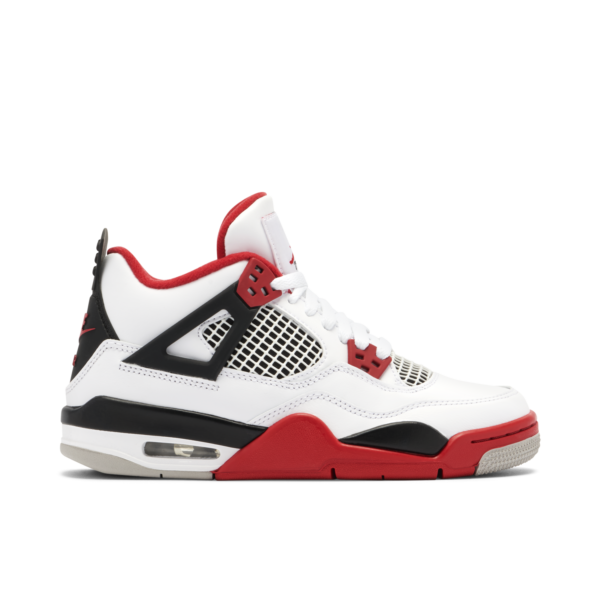 Jordan 4 Retro Fire Red (2020) (GS) 408452-160 - Nicesk photo 1