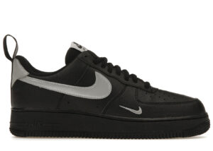 Nike Air Force 1 Low '07 LV8 Black Metallic Silver DX8967-001 - Nicesk photo 1
