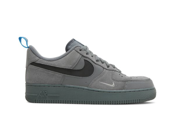 Nike Air Force 1 Low Cut Out Swoosh Grey DO6709-002 - Nicesk photo 1