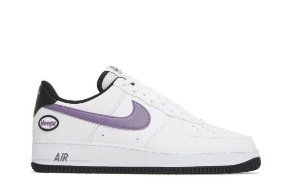 Nike Air Force 1 Low Hoops White Canyon Purple DH7440-100 - Nicesk photo 1