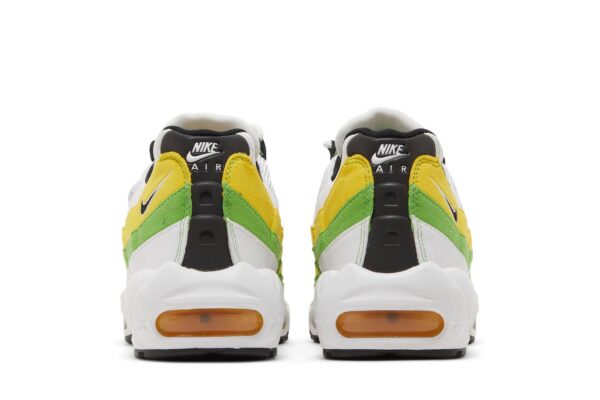 Nike Air Max 95 Essential White Green Apple Tour Yellow DQ3429-100 - Nicesk photo 6