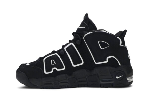 Nike Air More Uptempo Black White (GS) 415082-002 - Nicesk photo 3